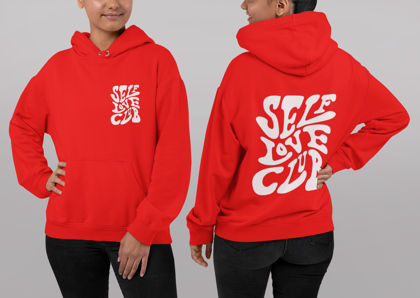 SELF-LOVE CLUB UNISEX ADULT HOODIES