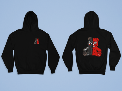 Broken Bear Love Bear Unisex Hoodies