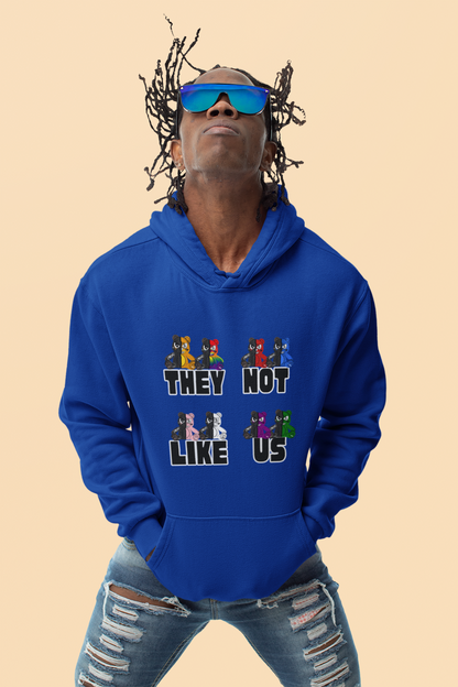 BROKEN BEARS THEY NOT LIKE US ADULT UNISEX HOODIES