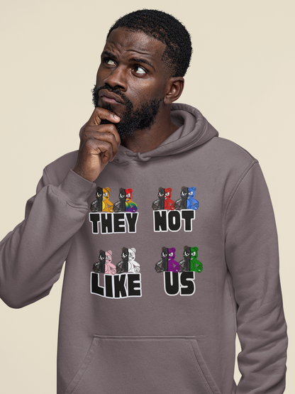 BROKEN BEARS THEY NOT LIKE US ADULT UNISEX HOODIES