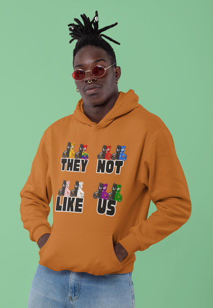 BROKEN BEARS THEY NOT LIKE US ADULT UNISEX HOODIES